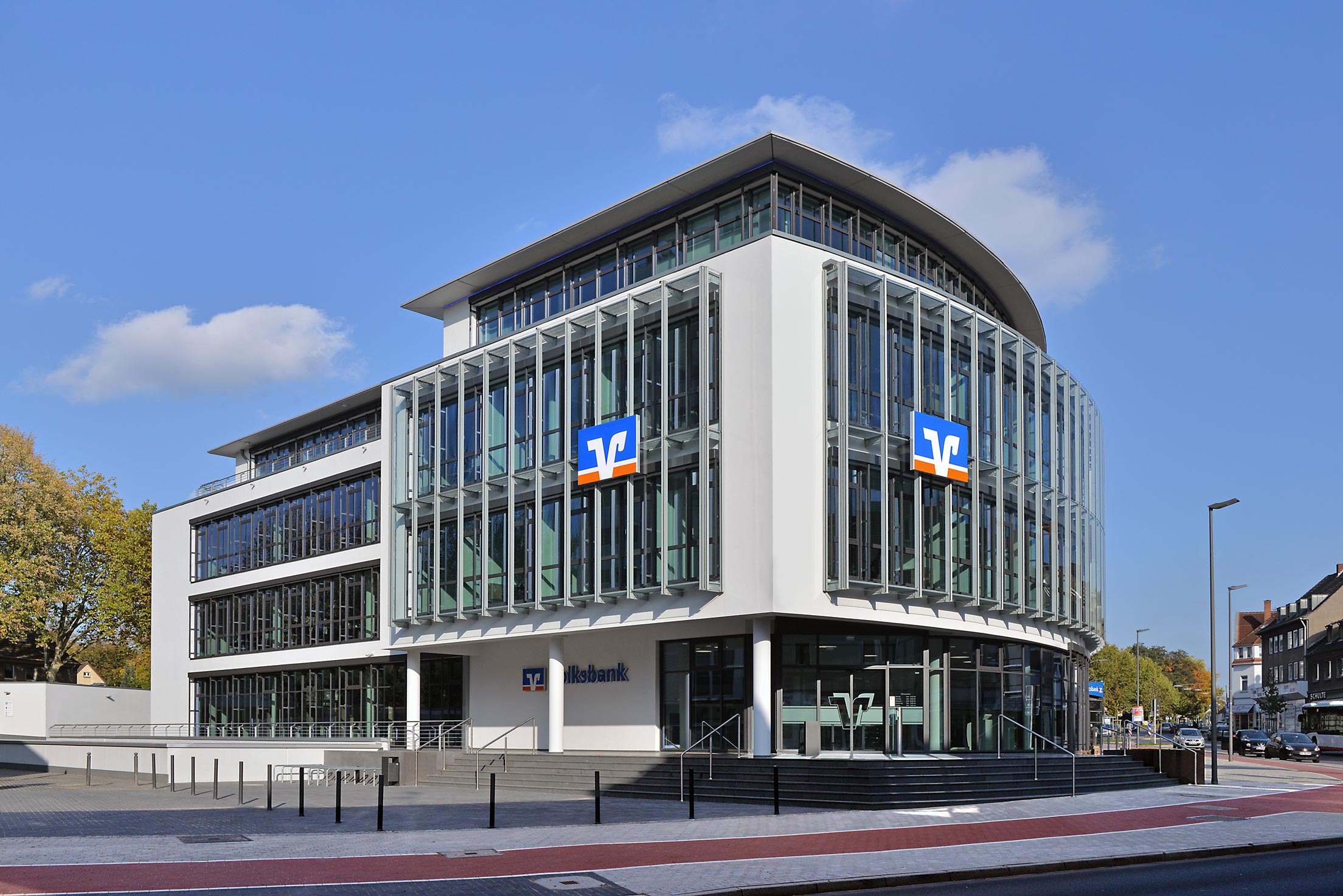 Neubau und Aufstockung Geschäftsstelle Volksbank Marl-Recklinghausen